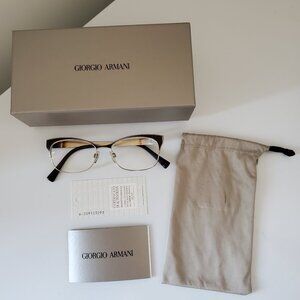 Giorgio Armani vision prescription glasses with certification